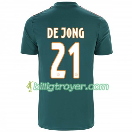 Billige Fotballdrakter AFC Ajax Frenkie de Jong 21 Bortedraktsett 2019/20 Kortermet